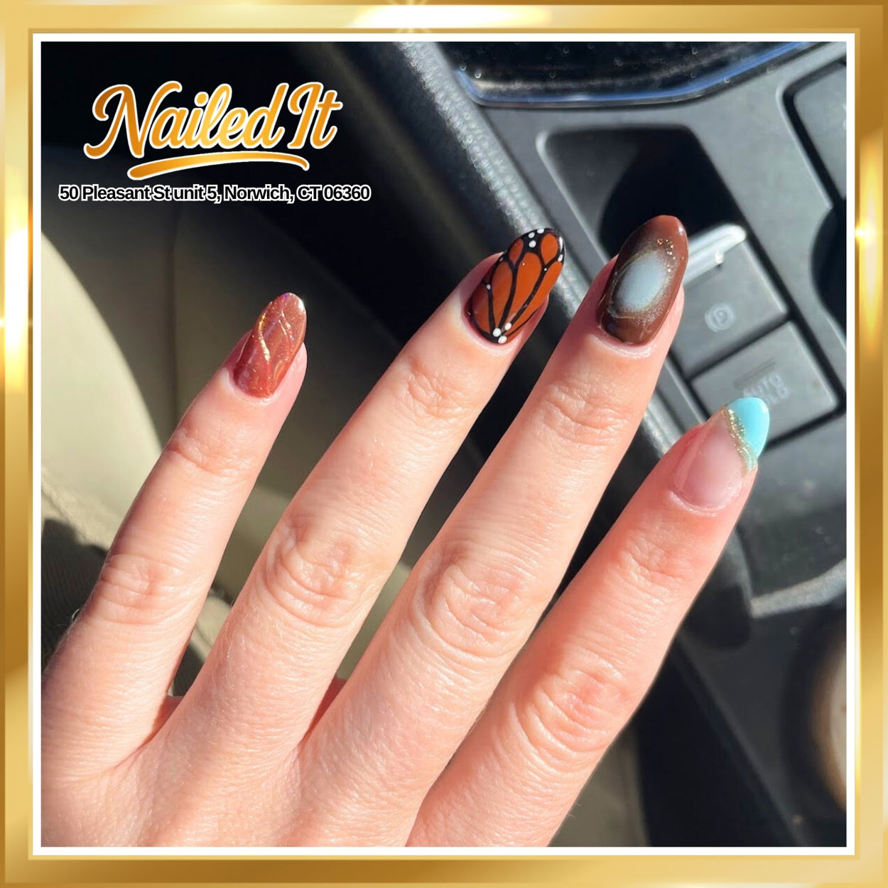 Fall Nail Style - Fall Nail Design - Nailed It-Norwich-Connecticut-06360